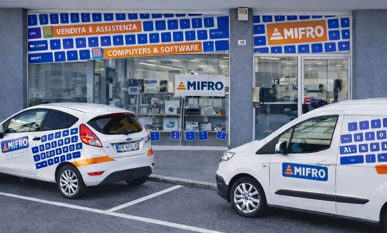 Sede Mifro a Pergine Valsugana – veduta esterna del negozio